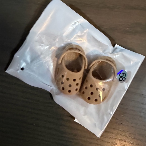 Other - Labubu Doll Beige Croc Shoes